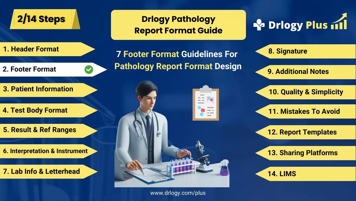 7 Footer Format Guidelines For Pathology Report Format Design