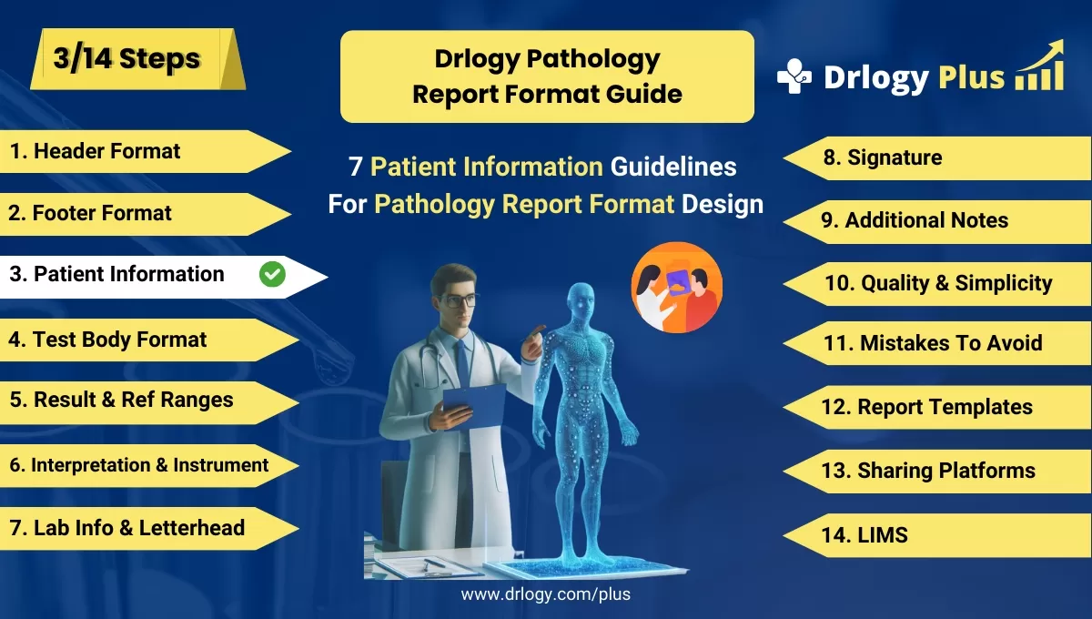 7 Patient Information Guidelines For Pathology Report Format Design