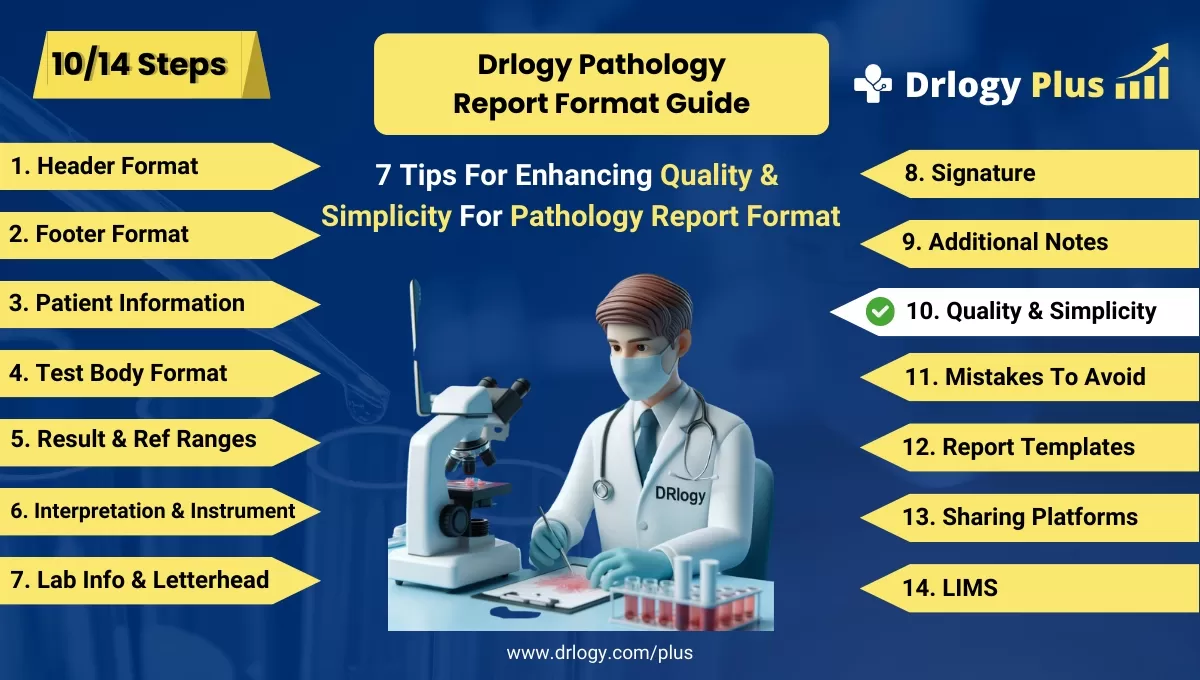 7 Tips For Enhancing Quality & Simplicity For Pathology Report Format