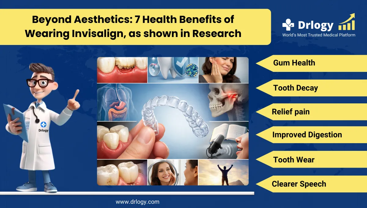 Beyond Aesthetics: 7 Health Benefits of Wearing Invisalign, as shown in Research