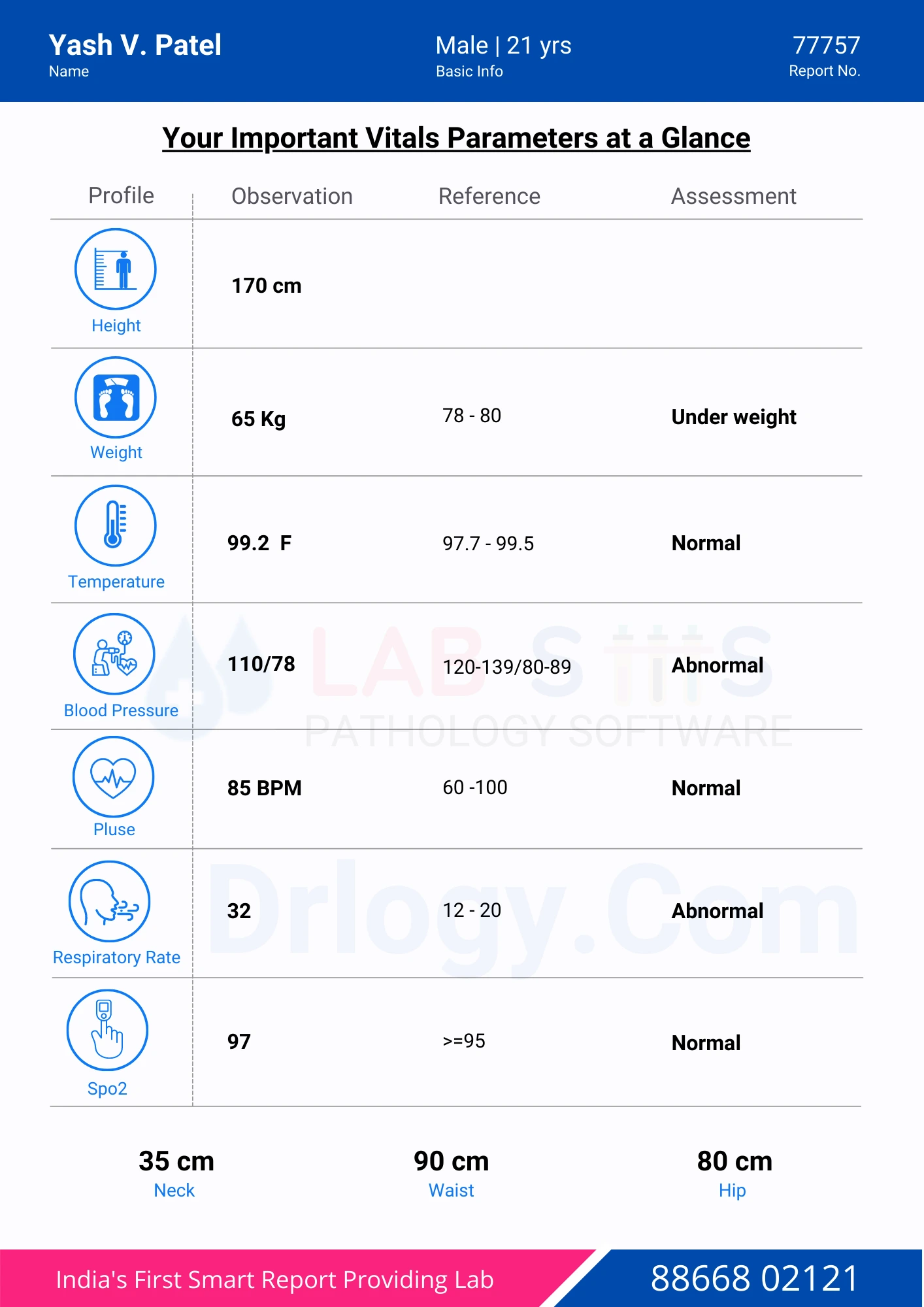 smartLAB diet Kitchen scale with Nutrition analysis.