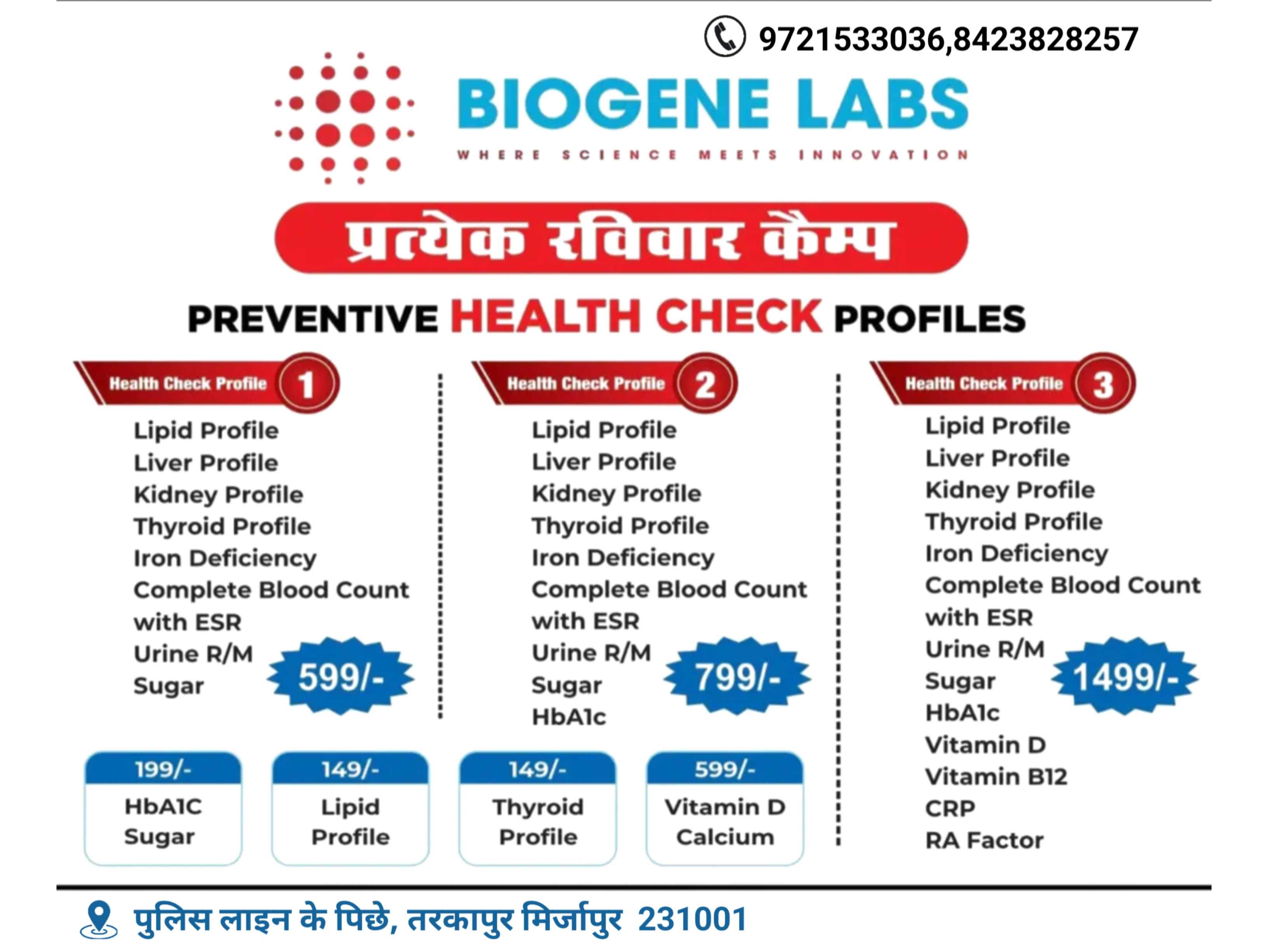 Madhav Path Lab Images/Photos, TARKAPUR,BEHIND OF, Police Line Rd,, Mirzapur