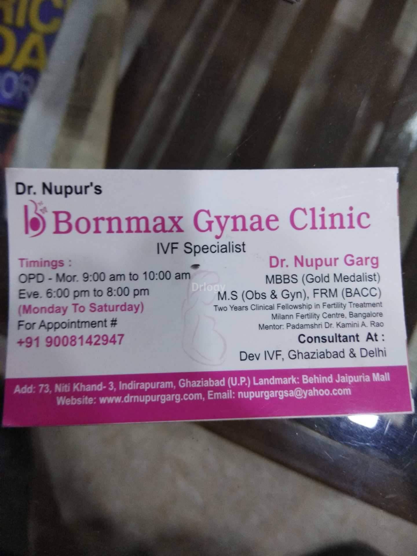 Bornmax Gynae Clinic Images/Photos, Indirapuram, Ghaziabad