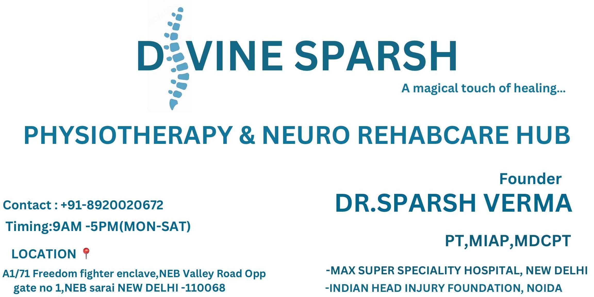 Divine Sparsh Physiotherapy & Neurorehab Centre Images/Photos, A1/71, New Delhi