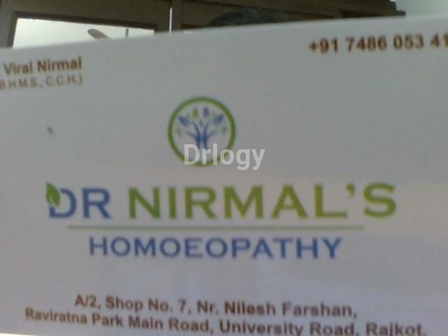 DR NIRMAL'S HOMOEOPATHY CLINIC Images/Photos, University Road, Rajkot