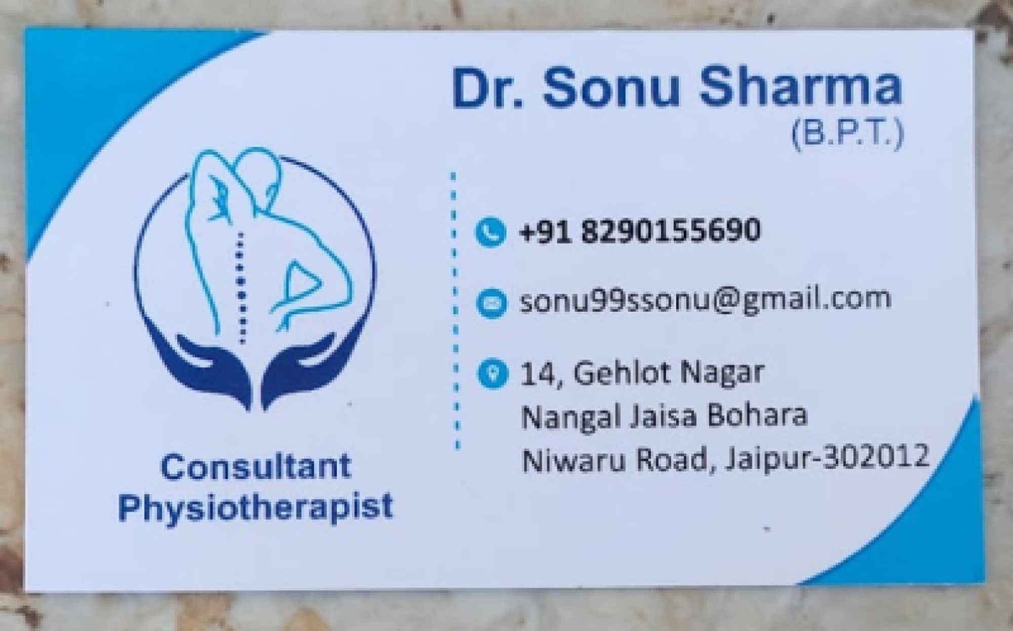 Dr. Sonu Sharma- Expert Home Visit Consultant Physiotherapist Images/Photos, Niwaru Road, Jaipur