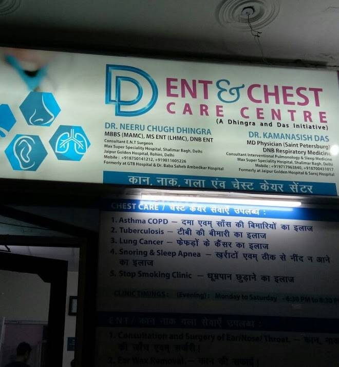 DD ENT & Chest Care Centre Images/Photos, Rohini, New Delhi