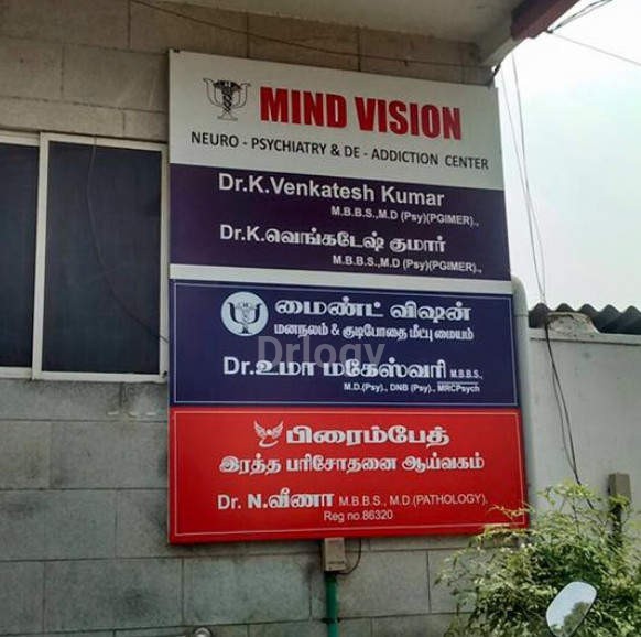 Mind Vision Neuropsychiatry And Deaddiction Center Images/Photos, Gandhinagar, Tiruppur