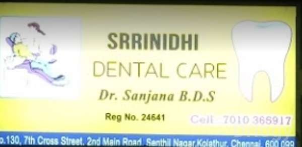 Srrinidhi Dental Care Images/Photos, Kolathur, Chennai Srrinidhi Dental Care Images/Photos, Kolathur, Chennai