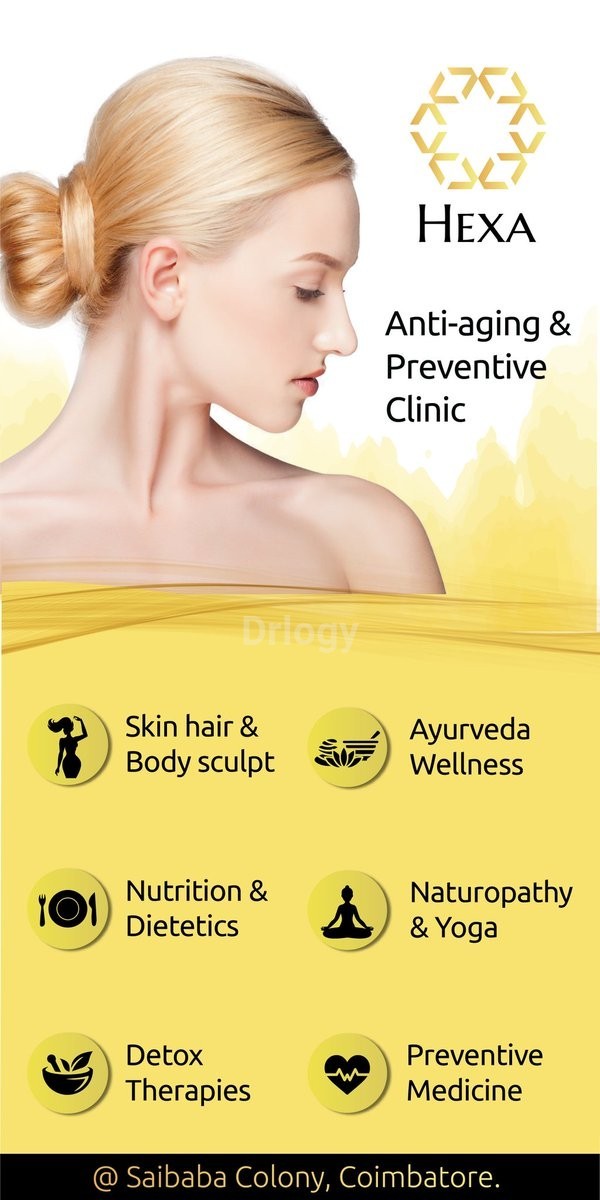 Hexa Anti-Aging & Preventive Clinic Images/Photos, Saibaba Colony, Coimbatore