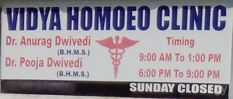 Vidya Homoeo Clinic Images/Photos, Lda Colony, Lucknow