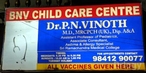 BNV Child Care Center in Chennai BNV Child Care Center in Chennai