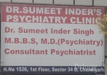 Dr Sumeet Inder's Psychiatry Clinic in Chandigarh