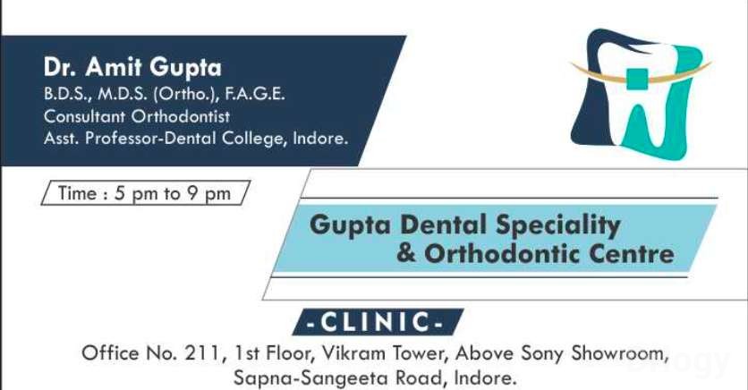Gupta Dental Specialty & Orthodontic Centre in Indore