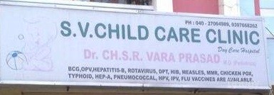 S.V. Child Care Clinic in Hyderabad