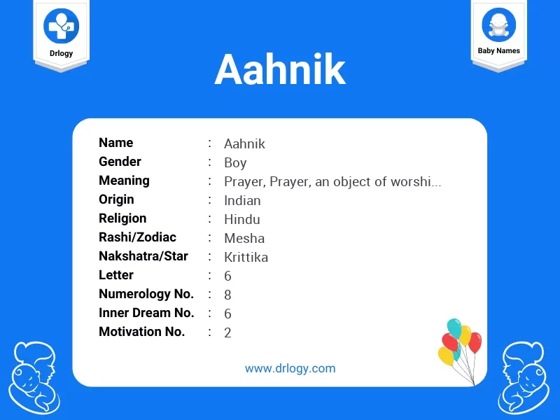 Aahnik Name Meaning