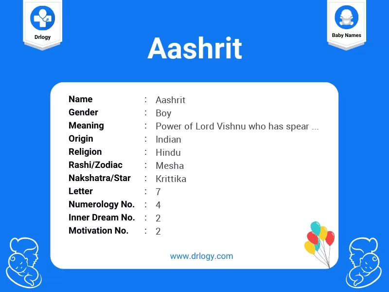 Aashrit Name Meaning