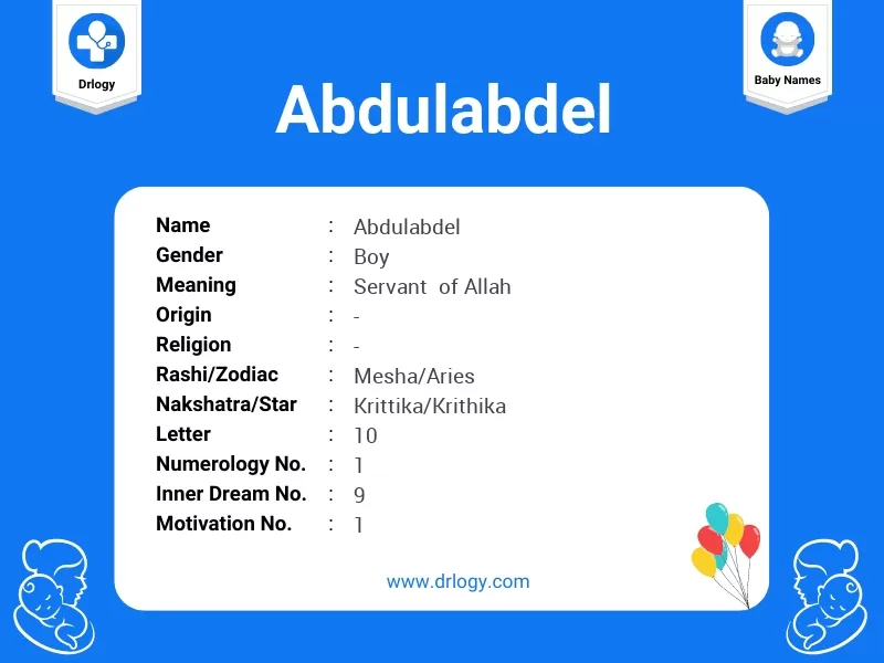 Abdulabdel Name Meaning