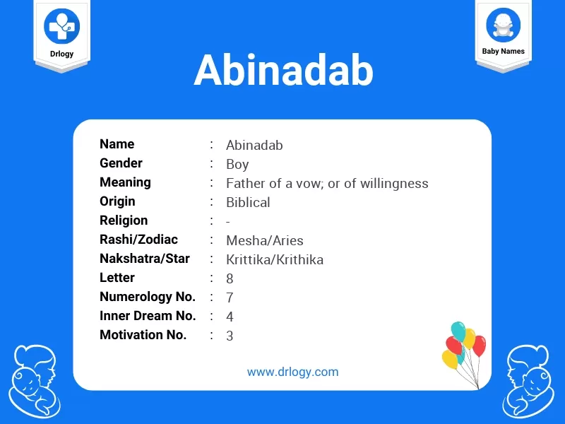 Abinadab Name Meaning