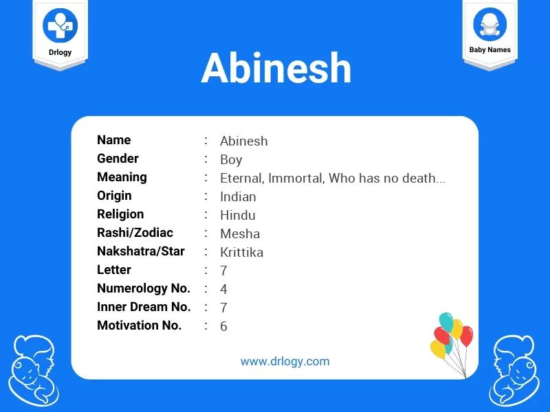 Abinesh Name Meaning