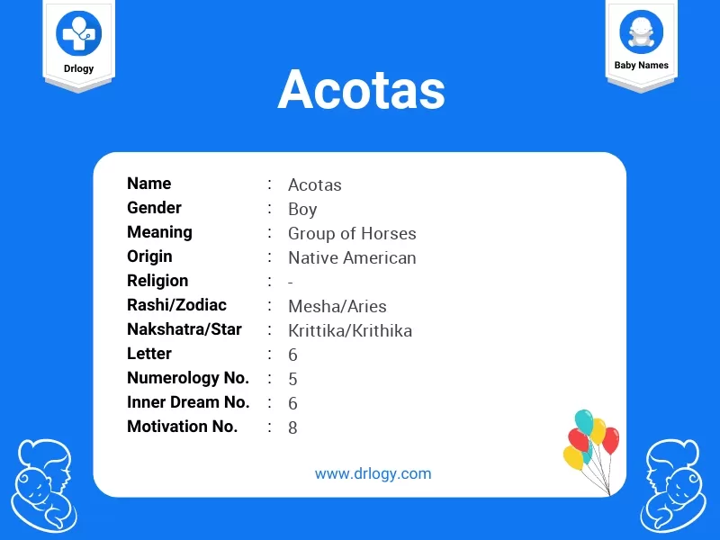 Acotas Name Meaning