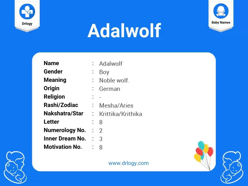 Adalwolf Name Meaning