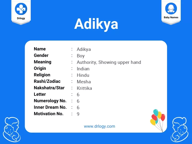 Adikya Name Meaning