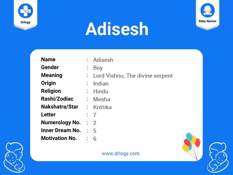 Adisesh Name Meaning