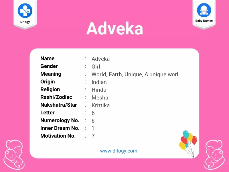 Adveka Name Meaning