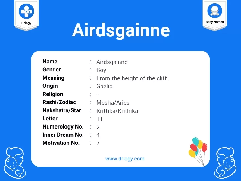Airdsgainne Name Meaning