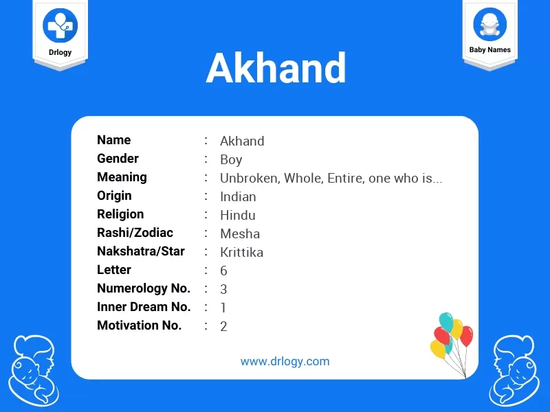 Akhand Name Meaning