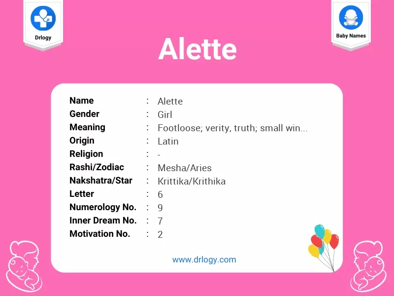 Alette Name Meaning