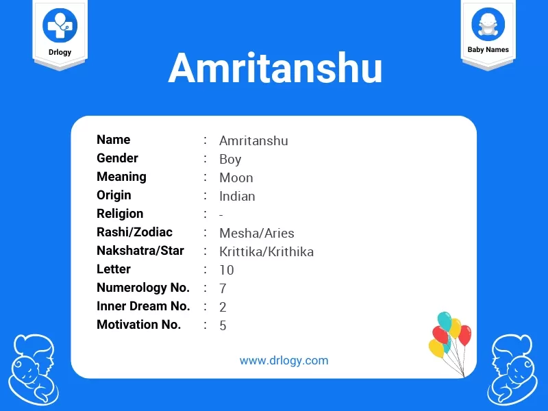 Amritanshu Name Meaning
