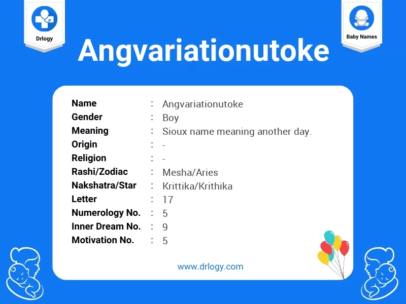 Angvariationutoke Name Meaning