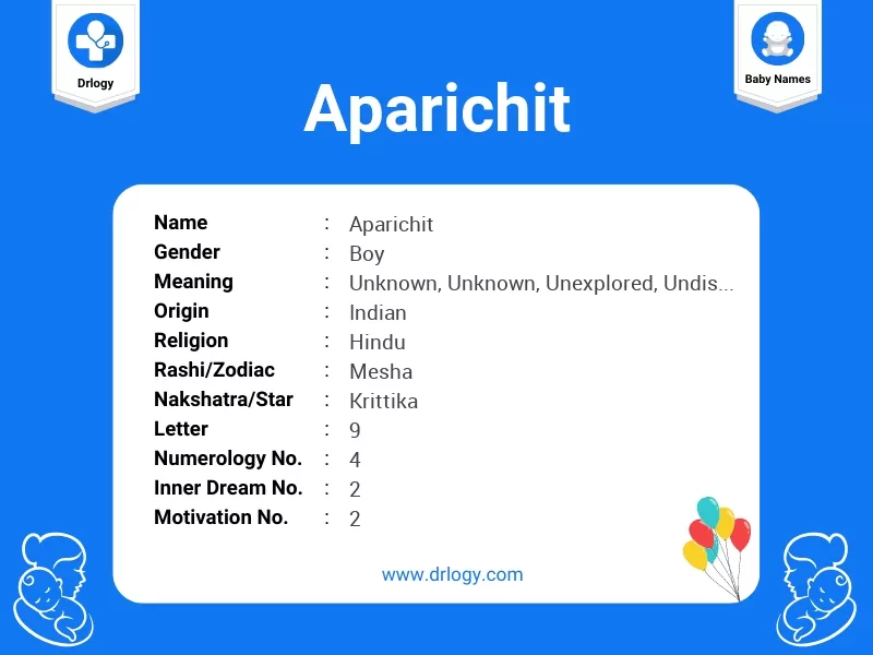 Aparichit Name Meaning