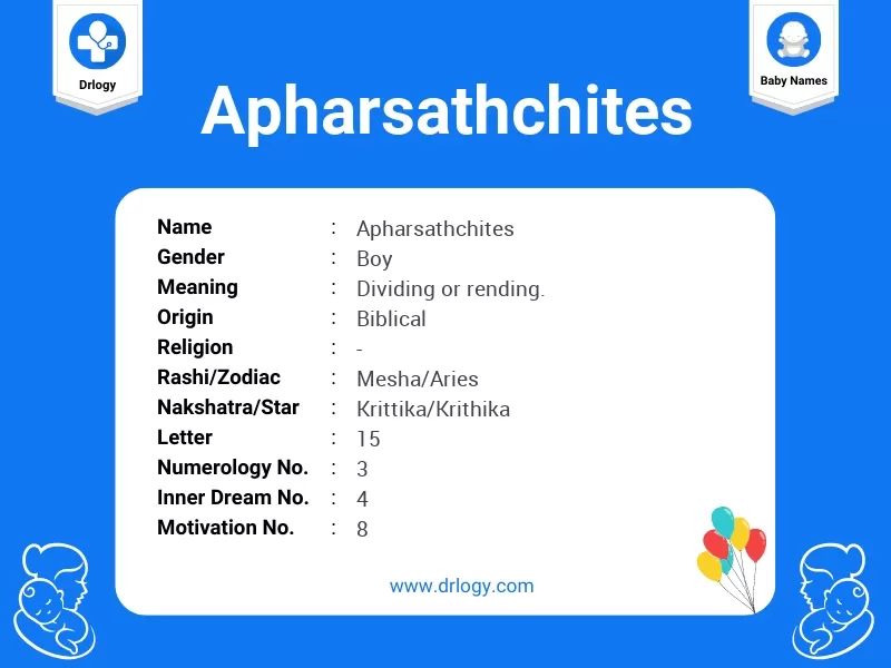 Apharsathchites Name Meaning