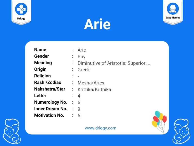 Arie Name Meaning
