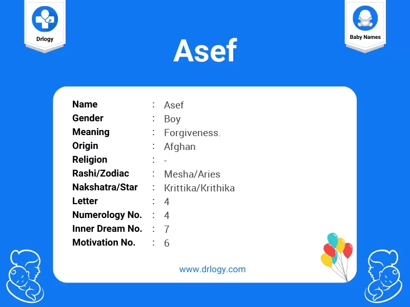 Asef Name Meaning