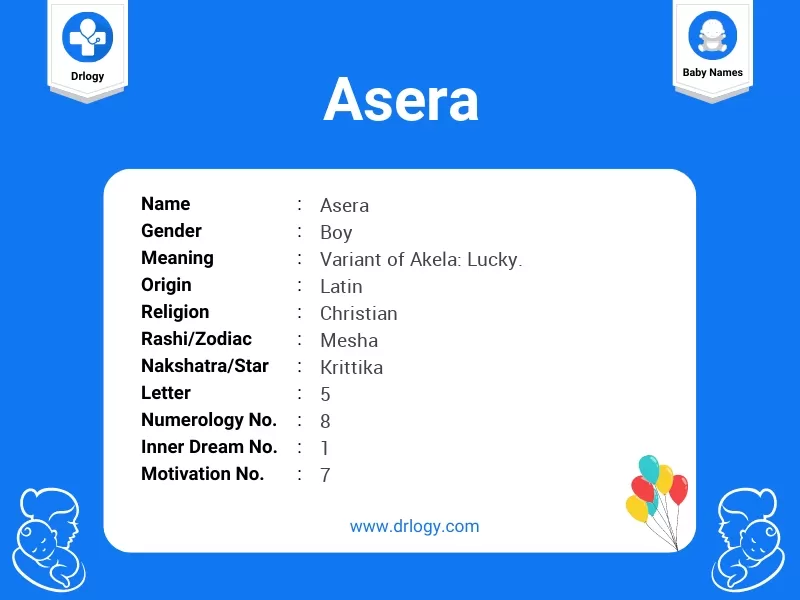 Asera Name Meaning