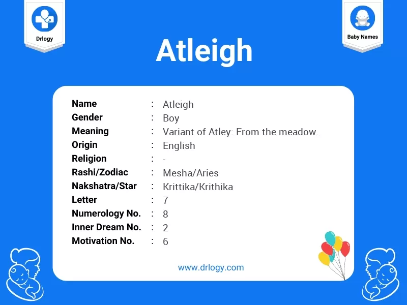 Atleigh Name Meaning