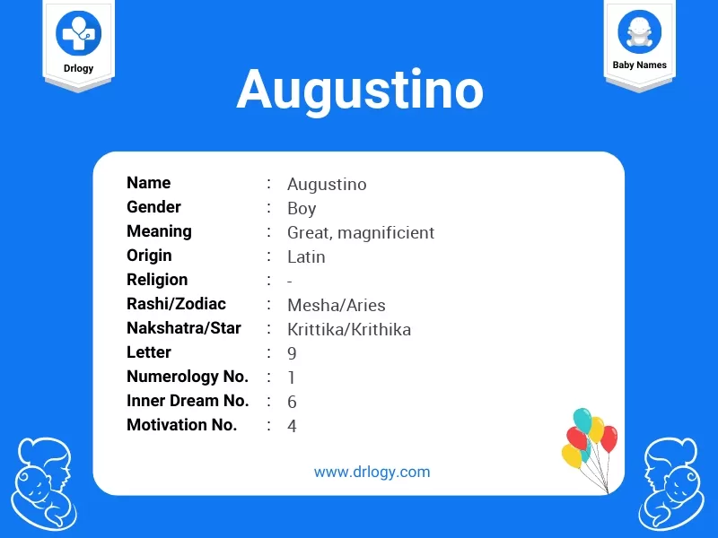 Augustino Name Meaning