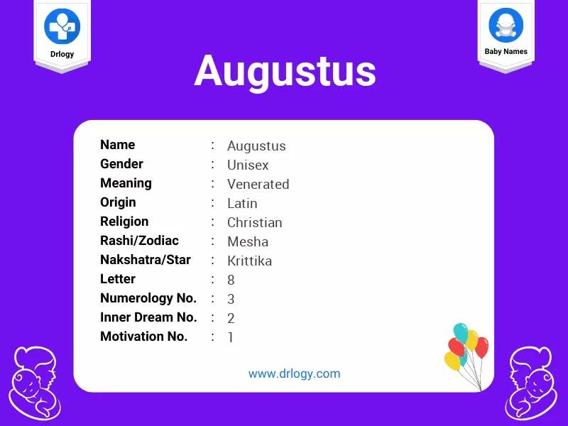 Augustus Name Meaning