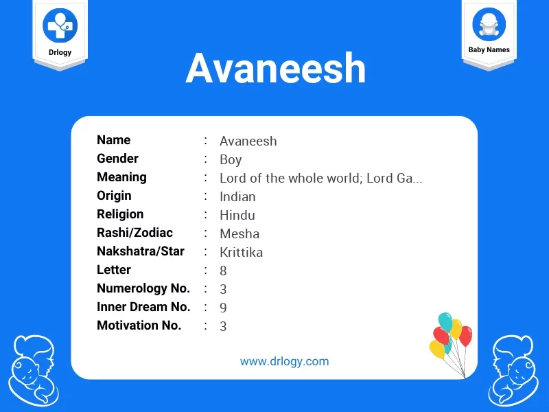 Avaneesh Name Meaning