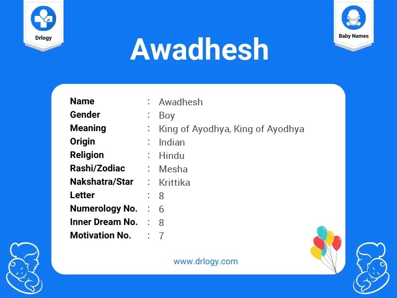 Awadhesh Name Meaning