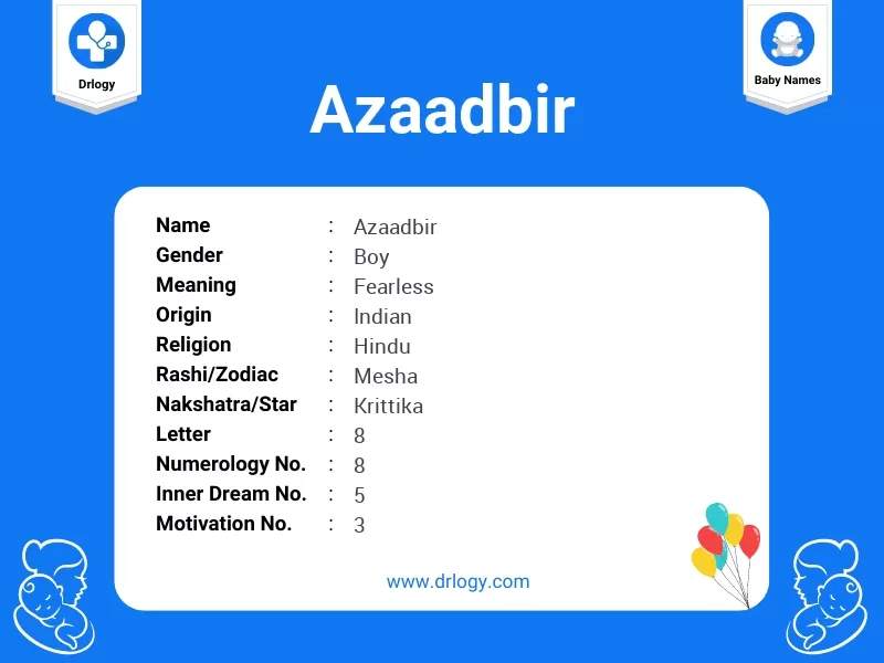 Azaadbir Name Meaning