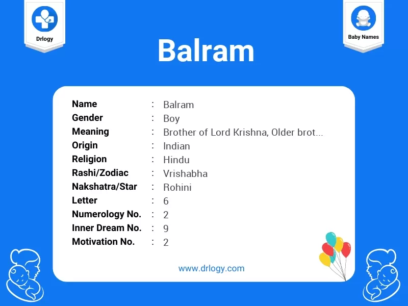 Balram Name Meaning