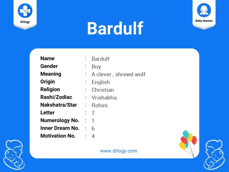 Bardulf Name Meaning