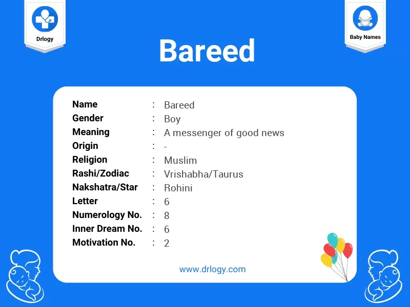 Bareed Name Meaning