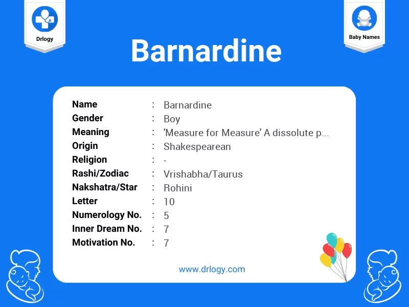 Barnardine Name Meaning
