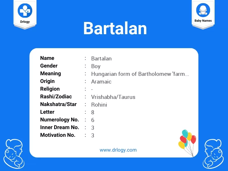 Bartalan Name Meaning